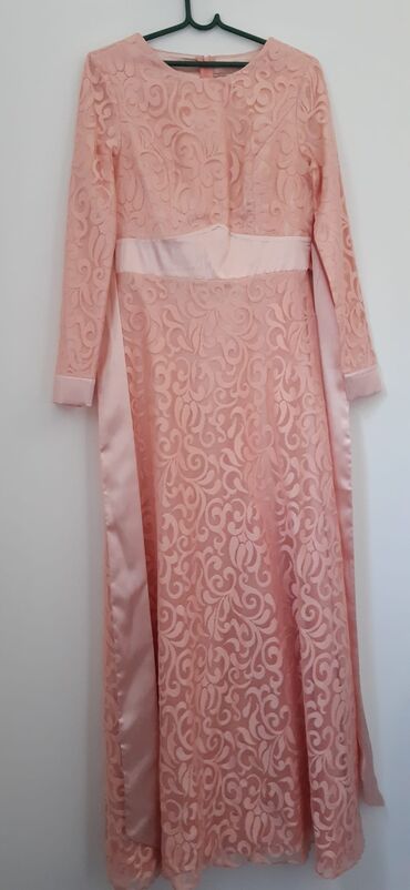 rabljene svečane haljine: M (EU 38), color - Pink, Long sleeves