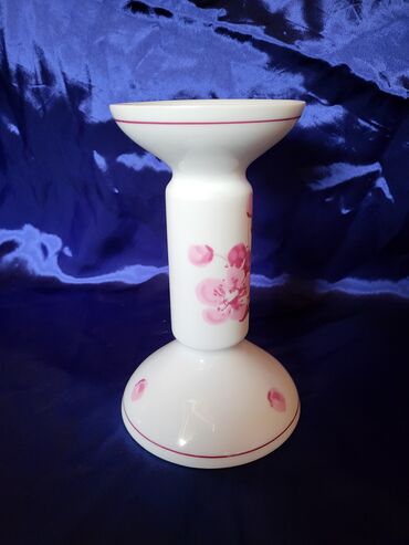 Stare vaze i dekor: Svecnjak nov 1945g+ Volkstedt Nemacka. Nov svecnjak,sve na njemu — 3