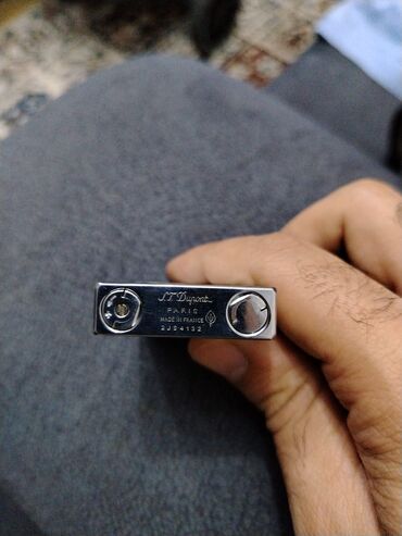 туалетная, парфюмированная вода: S.T. Dupont çaxmağı – Paris, Made in France (alt hissədə işarələnib