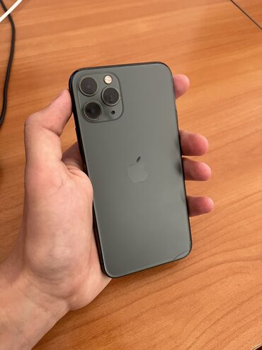 айфон 11 бу купить: IPhone 11 Pro, Колдонулган, 64 ГБ, Жашыл, 80 %