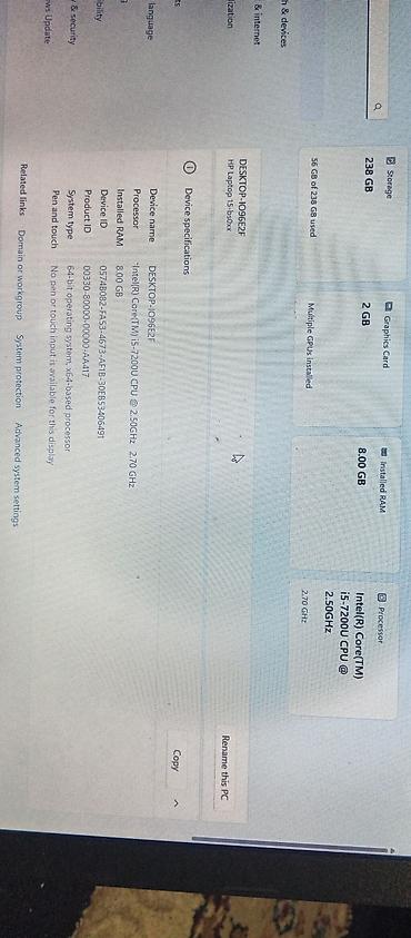 Ноутбуки HP: Для учебы, Б/у, Intel Core i5 — 4