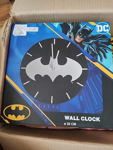 retro posteri: Batman zidni sat – DC Comics licenca - Prečnik: 30 cm (Ø 30 cm) - — 1
