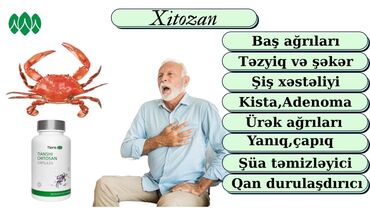 Vitaminlər və BAƏ: 🔘xi̇tozan 🔘 orqani̇zmi̇n süpürgəsi̇🆘 ✅orqanizmi şlaklardan dərman