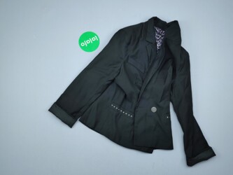 Піджак, XS, стан - Гарний, візерунок - Однотонний, колір - Чорний