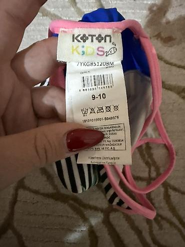 Çimərlik geyimləri: Koton Kids qız uşaqları üçün birhissəli mayo 5-6-7 yasa uygundu 1 defe — 3