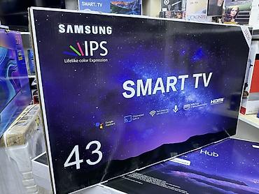 Телевизоры Samsung 43 дюймовый 102 см диагональ с интернетом!! Низкая