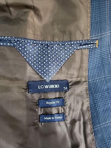ls waikiki: Мужской костюм, 7XL, Lc Waikiki, Б/у, цвет - Синий, Самовывоз — 3