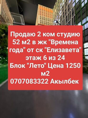 Продажа квартир: 2 комнаты, 54 м², Элитка, 6 этаж, ПСО (под самоотделку)