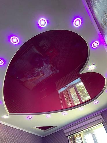 Натяжной потолок: Натяжной потолок Глянцевое, Матовое, 3D потолки Бесплатная консультация, Бесплатный замер, Монтаж — 2