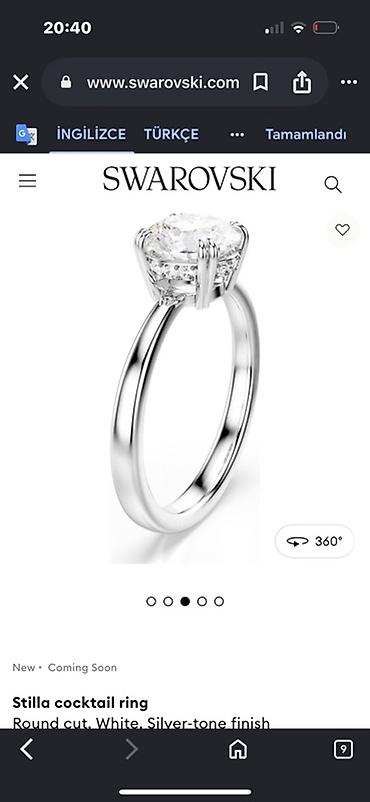 Ювелирные изделия: Кольцо, Swarovski, Серебро — 1