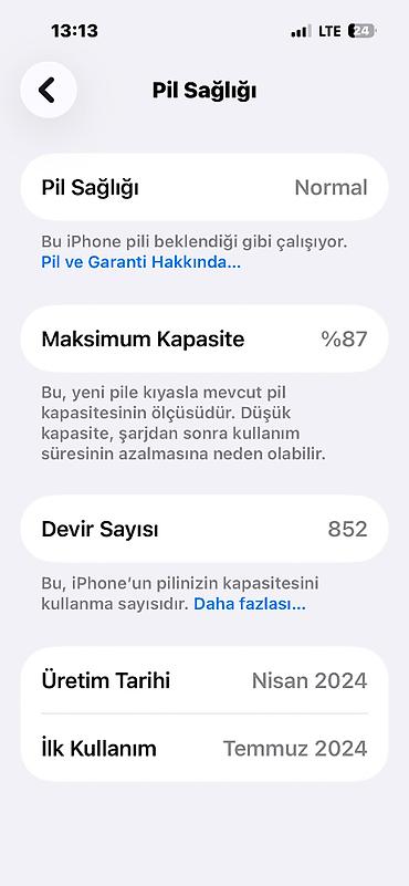 Mobil telefon və aksesuarlar: IPhone 15 Pro, 128 GB, Blue Titanium — 4