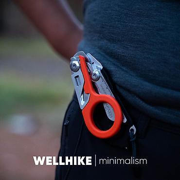 нож штык: Многофункциональные ножницы тактические WELLHIKE (оранжевые) — 4