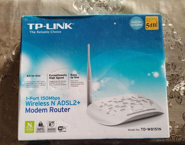 Modemlər və şəbəkə avadanlıqları: TP link wireless modem router