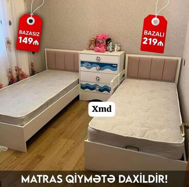 купить двуспальная кровать: Yeni, Təknəfərlik çarpayı