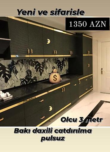 Mətbəx mebeli: Mətbəx mebeli sifarişlə hazırlanır — 1