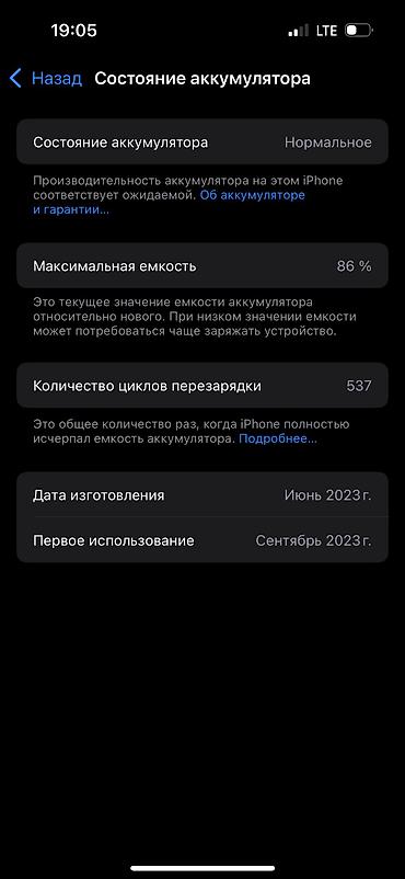 apple wat: IPhone 15 Pro, Б/у, 256 ГБ, Синий, Чехол, Кабель, 86 % — 4