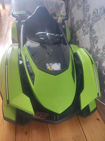 Детские электрокары: Uşaq elektrik maşını – yaşıl rəng, sport dizayn (EVO üslubunda) — 2