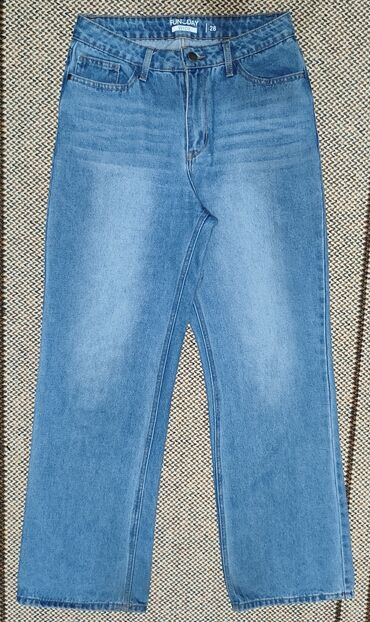 джинсы хорошего качества: Прямые, Высокая талия