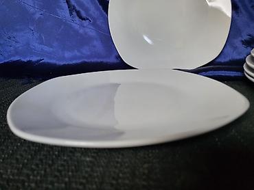 pivski set cena: Tanjiri novi,vintaz Van Well porcelan Nemacka. Desertni tanjiri — 8