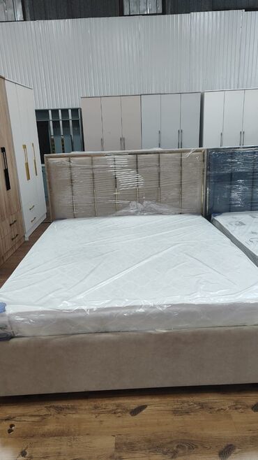 Двуспальные кровати: Двуспальная кровать, С ящиком для хранения, длина - 200 см — 16