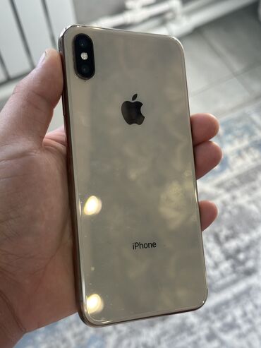 iphone 10 цена бишкек: IPhone Xs Max, Арзандатуу 10%, Колдонулган, 256 ГБ, Алтын, Заряддоочу түзүлүш, 81 %