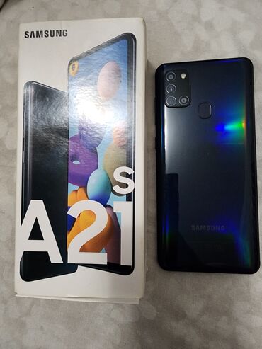 самсунк s: Samsung Galaxy A22, Б/у, 32 ГБ, цвет - Черный, 2 SIM