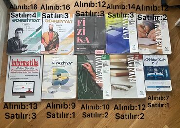 Velosipedlər: Abituriyent 11 ci sinif kitabları Azərbaycan dili İnformatika
