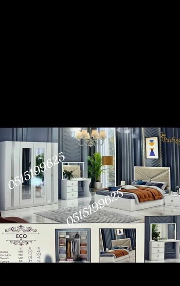 Yataq otağı dəstləri: İkinəfərlik çarpayı, Azərbaycan, Yeni — 20