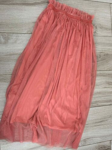 narandzasta suknja: M (EU 38), Midi, color - Pink