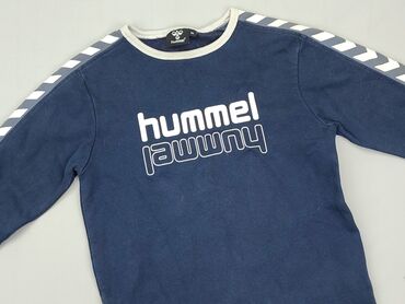 czarna koszula chłopięca 164: Sweatshirt, Hummel, 9 years, 128-134 cm, condition - Good