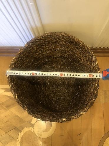 Digər kolleksiyalar: Təbii lifdən toxunmuş dekorativ səbət - Material: qalın, möhkəm təbii — 3