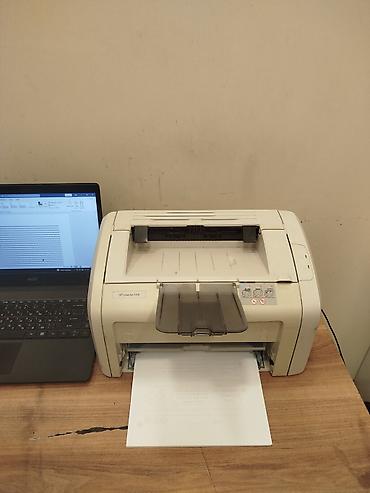 Офисная техника: HP LaserJet 1018 monoxrom lazer printer - Növ: Qara-ağ lazer printer — 1