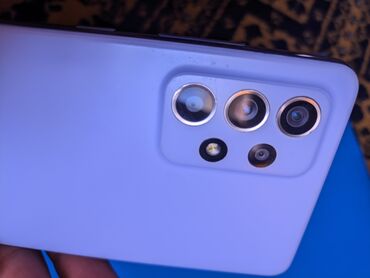 Samsung: Samsung Galaxy A52, Б/у, 128 ГБ, цвет - Синий, 2 SIM