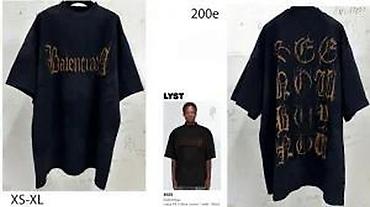 Majice: Men's T-shirt Balenciaga, bоја - Crna — 29