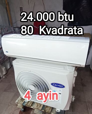iran kondisoneri: Kondisioner Carrier, İşlənmiş, 70-80 kv. m, Split sistem, Kredit yoxdur, Ödənişli quraşdırma