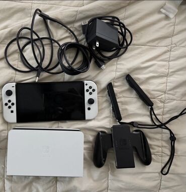 Nintendo Switch: Cox az ıslenmıs nıntedo swıch oled ustunde herseyi ile + ustunde fc24