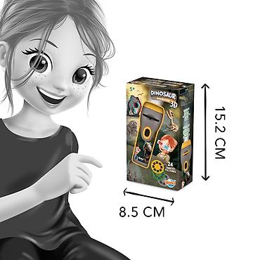 patike lotto: Projektor dinosaurus 106852 Buki sa 3D slikama dinosaurusa za decu — 2