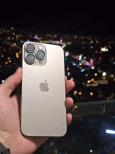 iphone 10plus: IPhone 16 Pro Max, Б/у, 256 ГБ, Natural Titanium, Зарядное устройство, Кабель, Чехол, 90 % — 1