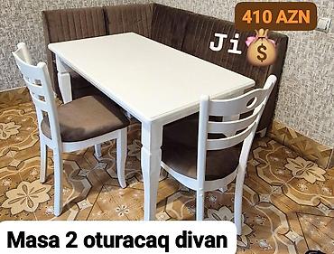 masa satilir: Künc divan masa oturacaq rəng seçimi var — 1