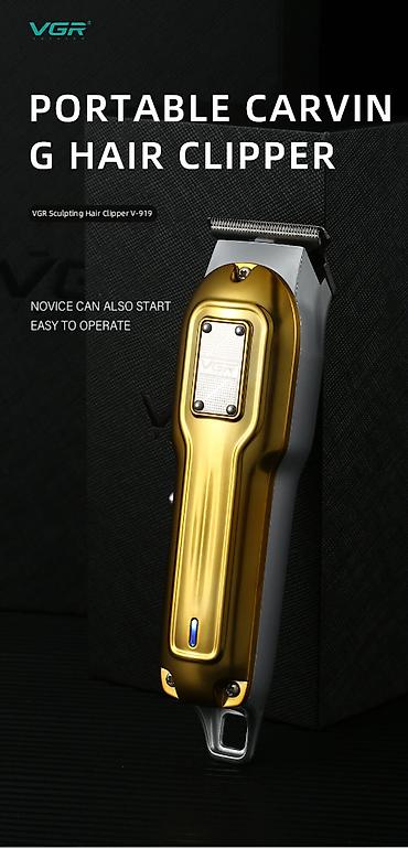 sac ucun moyka: Trimmer VGR 919 - 600mAh / 100 Dəqiqə / 1 Sürət 5500RPM / Cord/Cordles — 5