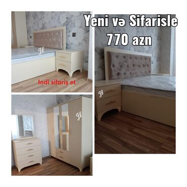 plastmas şkaf: İkinəfərlik çarpayı, Dolab, Termo, Yeni