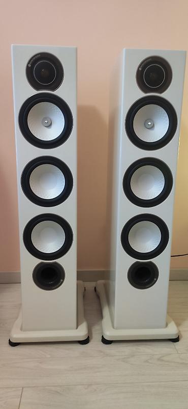Zvučnici i stereo sistemi: Monitor Audio Silver RX8, elegantna bela klavir lak boja (za koju se — 5