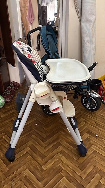 Chicco uşaq yemək stulu - Markası/modeli: Chicco (dizayn – balina və