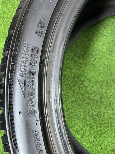 близак шины: Шины 225 / 45 / R 18, Зима, Б/у, Пара, Легковые, Италия, Bridgestone — 6