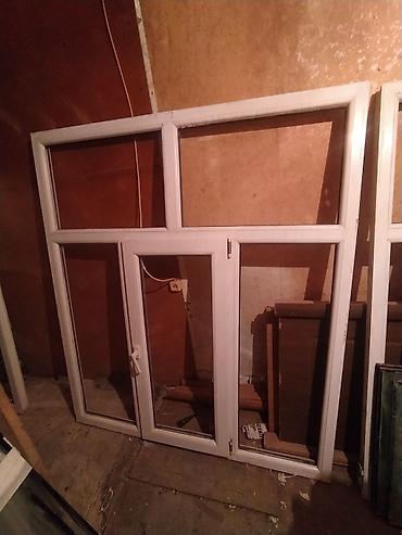 PVC pəncərə və balkon qapısı dəsti - Material: ağ rəngli PVC profil -
