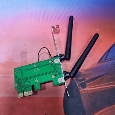 Другие комплектующие: W Fi адаптер Pci wi-fi поддержка win10x64 2х антенный новый, в наличии — 3