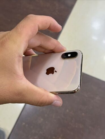 купить телефон тесла: IPhone Xs, Колдонулган, 256 ГБ, Rose Gold, Кулакчындар, Заряддоочу түзүлүш, Коргоочу айнек, 81 %