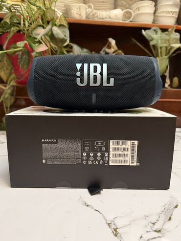 колонку: JBL CHARGE 5 
Портативная акустика HARMAN 
Полный комплект