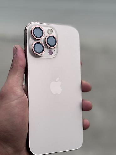 iphone 16 pro irşad: IPhone 16 Pro Max, 256 GB, Desert Titanium, Face ID, Barmaq izi, Simsiz şarj — 4