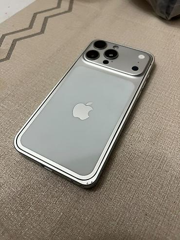 a 13: IPhone 15 Pro Max, Б/у, 256 ГБ, Серебристый, Защитное стекло, Чехол, 82 % — 1